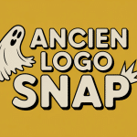 ancien logo snap illustration minimaliste