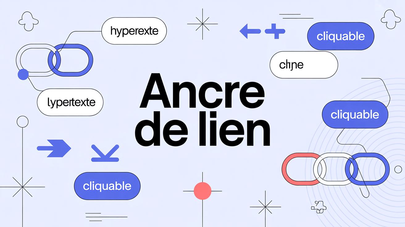 illustration ancre de lien SEO