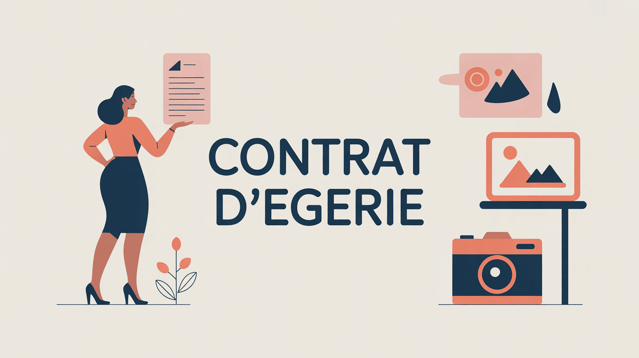 contrat d'egerie def illustration silhouette contrat