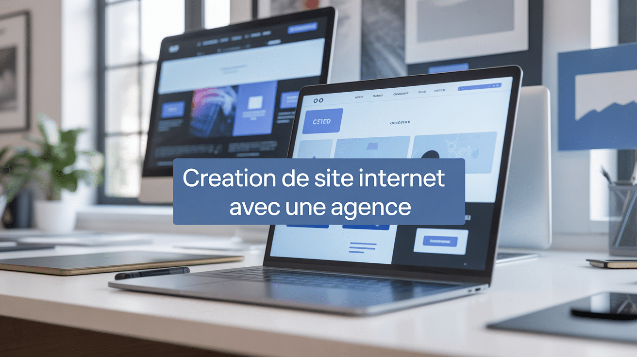 creation site internet agence limitless.com ordinateur design