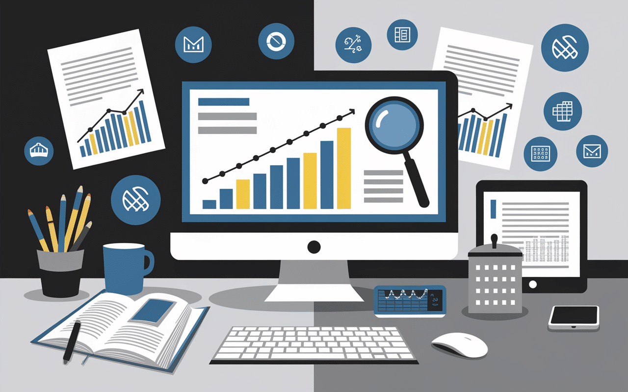 Bureau moderne démarche marketing contexte