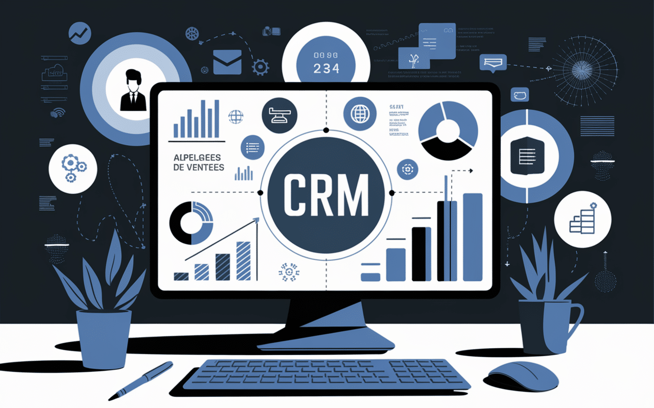 crm gohighlevel pipeline ventes graphique
