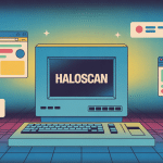 interface haloscan vintage pc années 2000