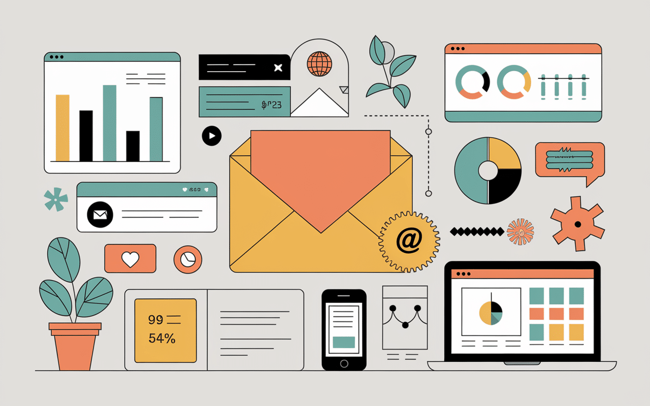 tableau bord mailchimp statistiques email marketing