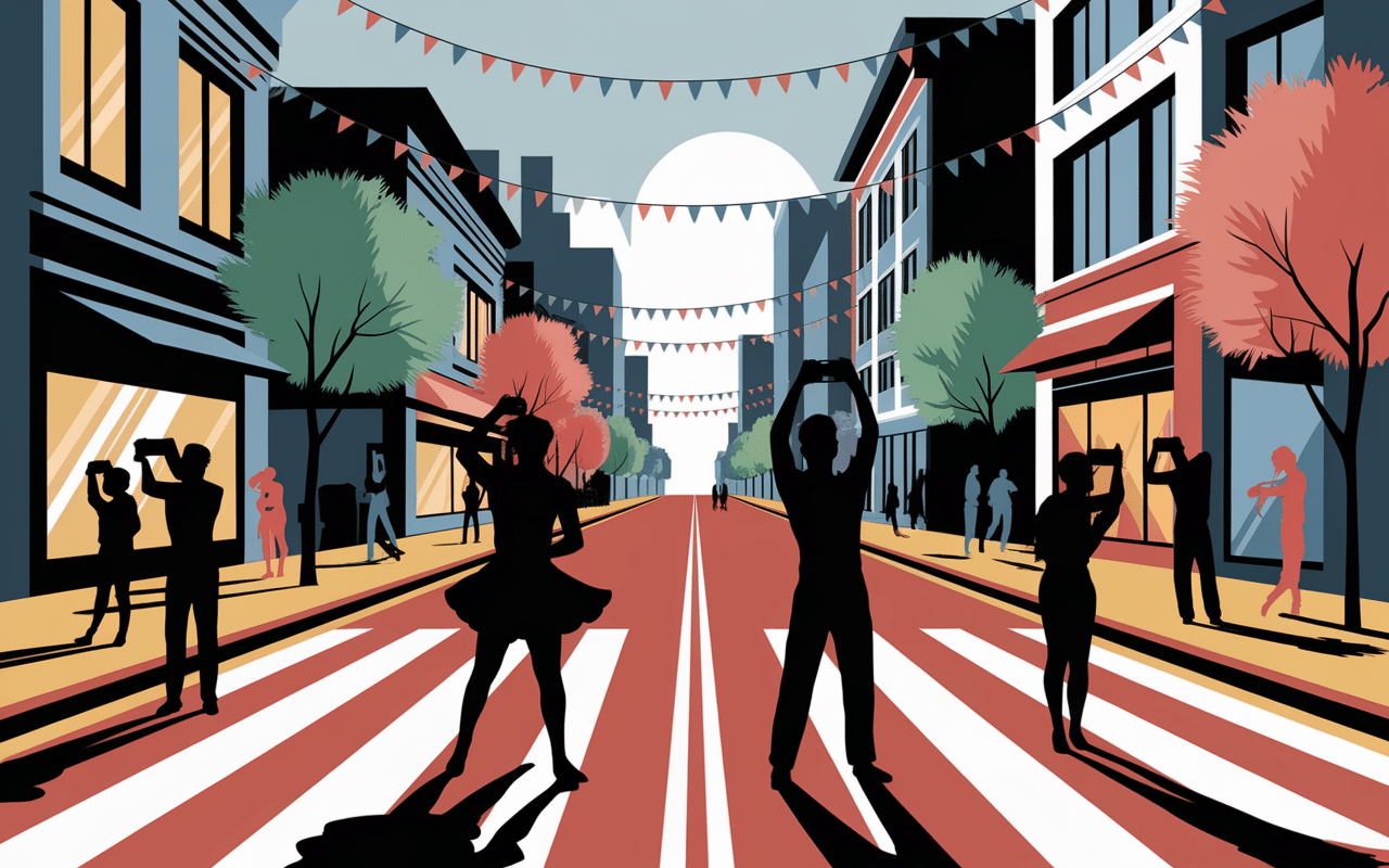 Street marketing-alternatif scène urbaine performers créatifs