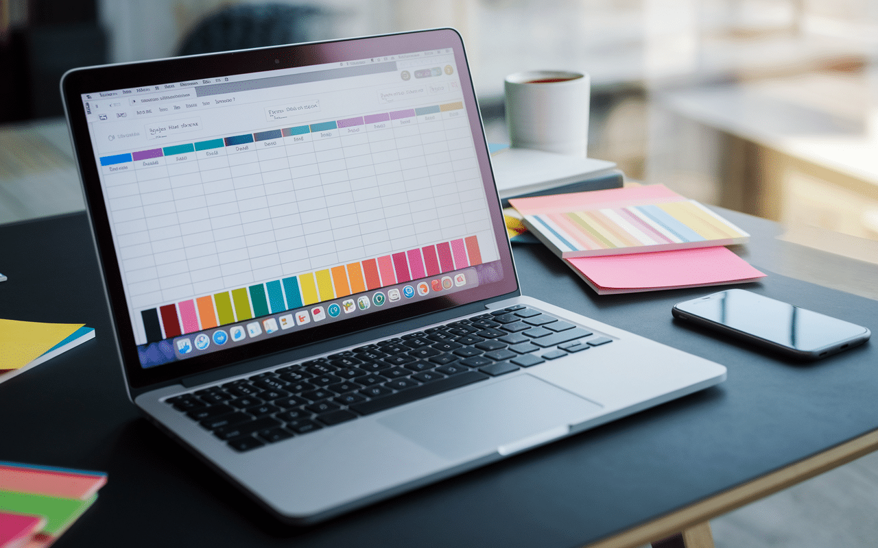 Montage feed bureau planification contenu