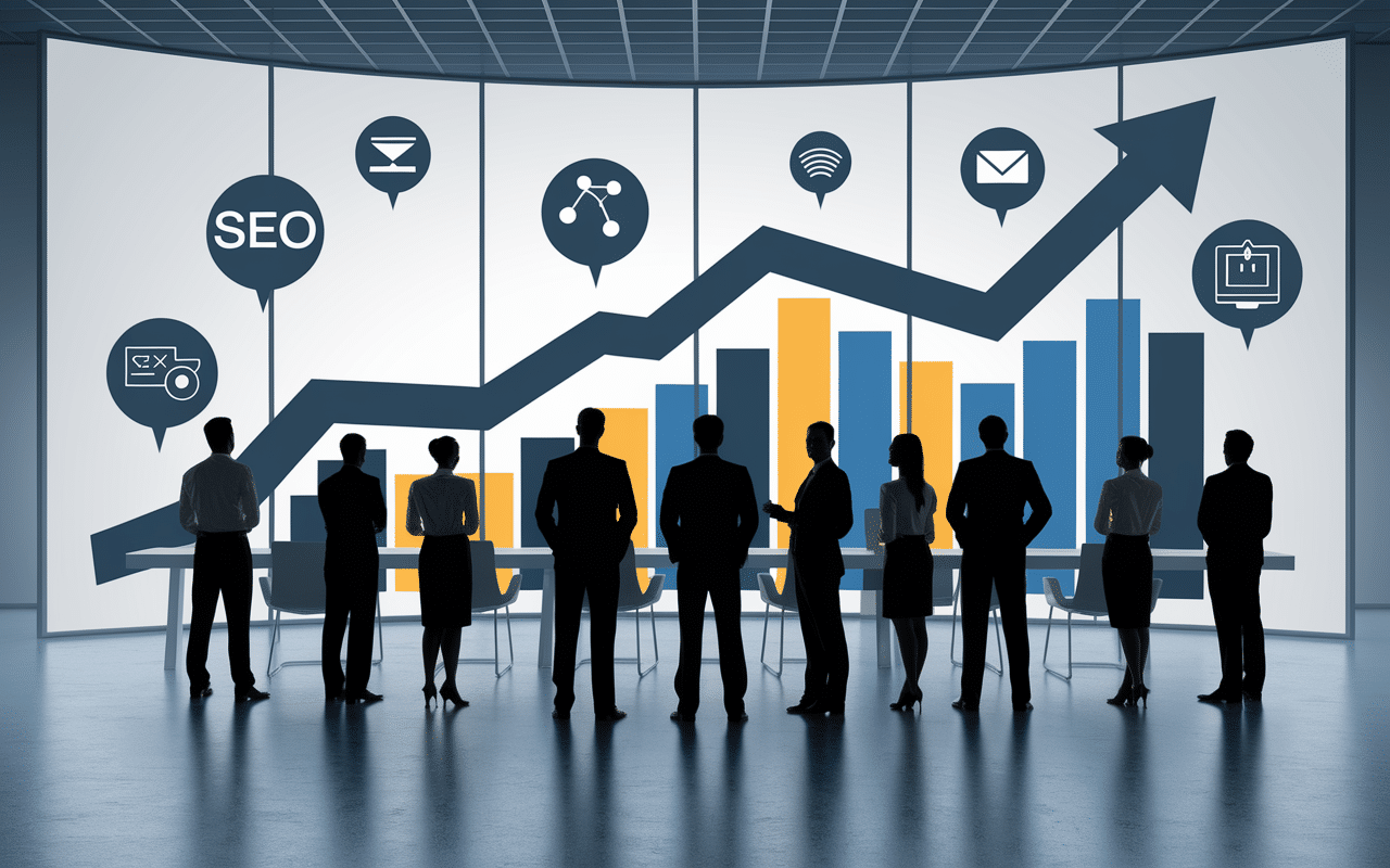Professionnels SEO étudient Seopital