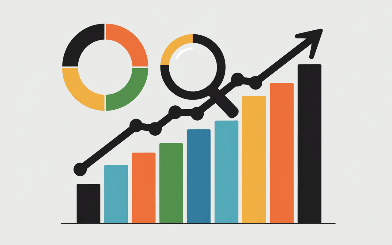 dashboard analytique site improvement plan avec graphiques
