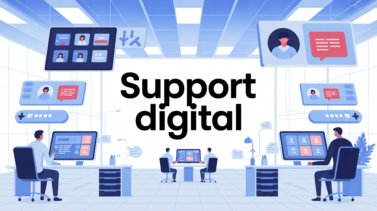 support digital illustration bureau écrans flottants