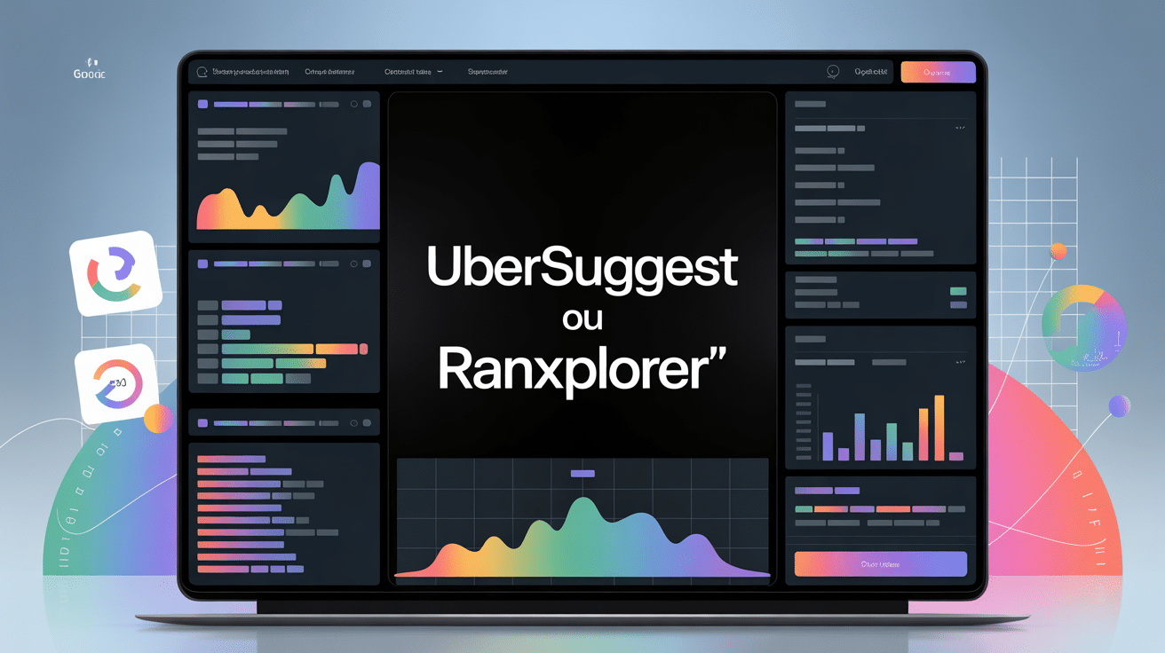 ubersuggest ou ranxplorer interface seo comparée