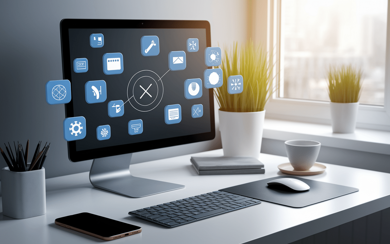 Zoom Insta bureau outils techniques