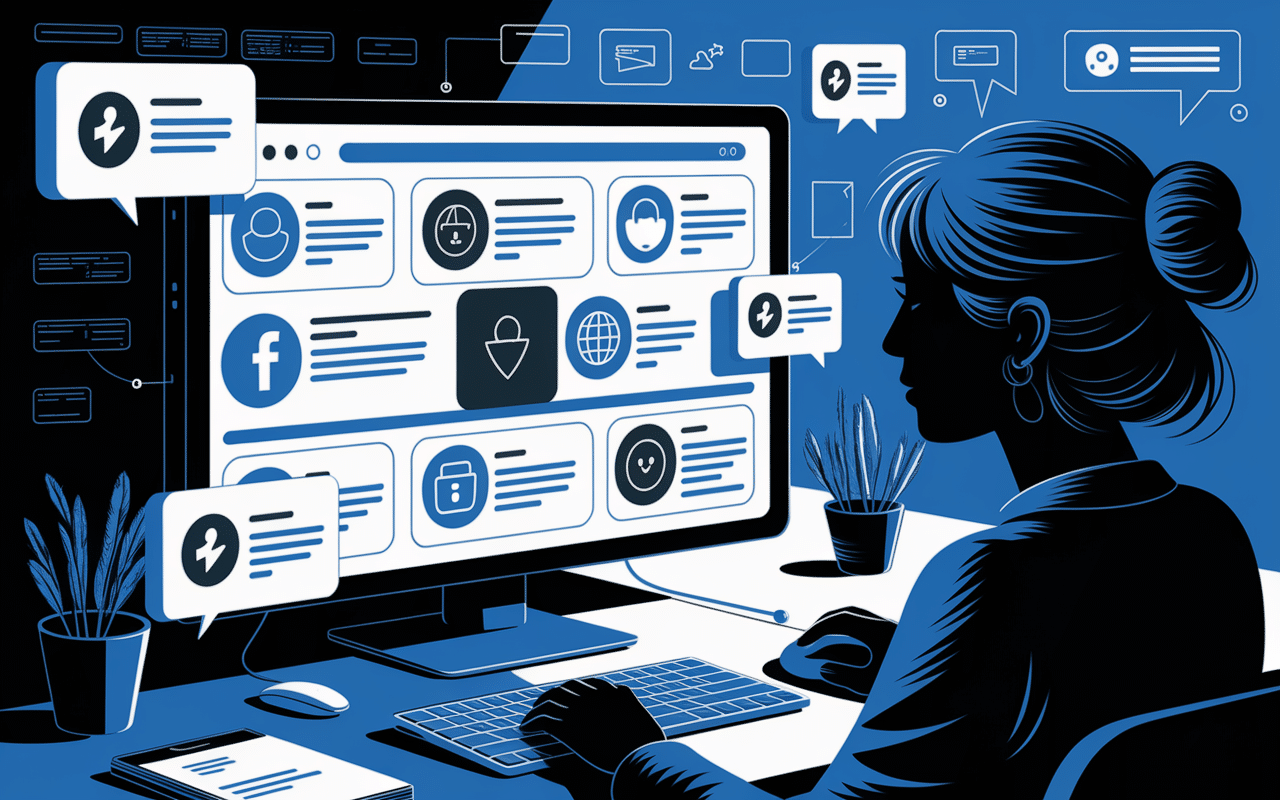 A été notifié de votre visite sur son profil silhouette devant écran