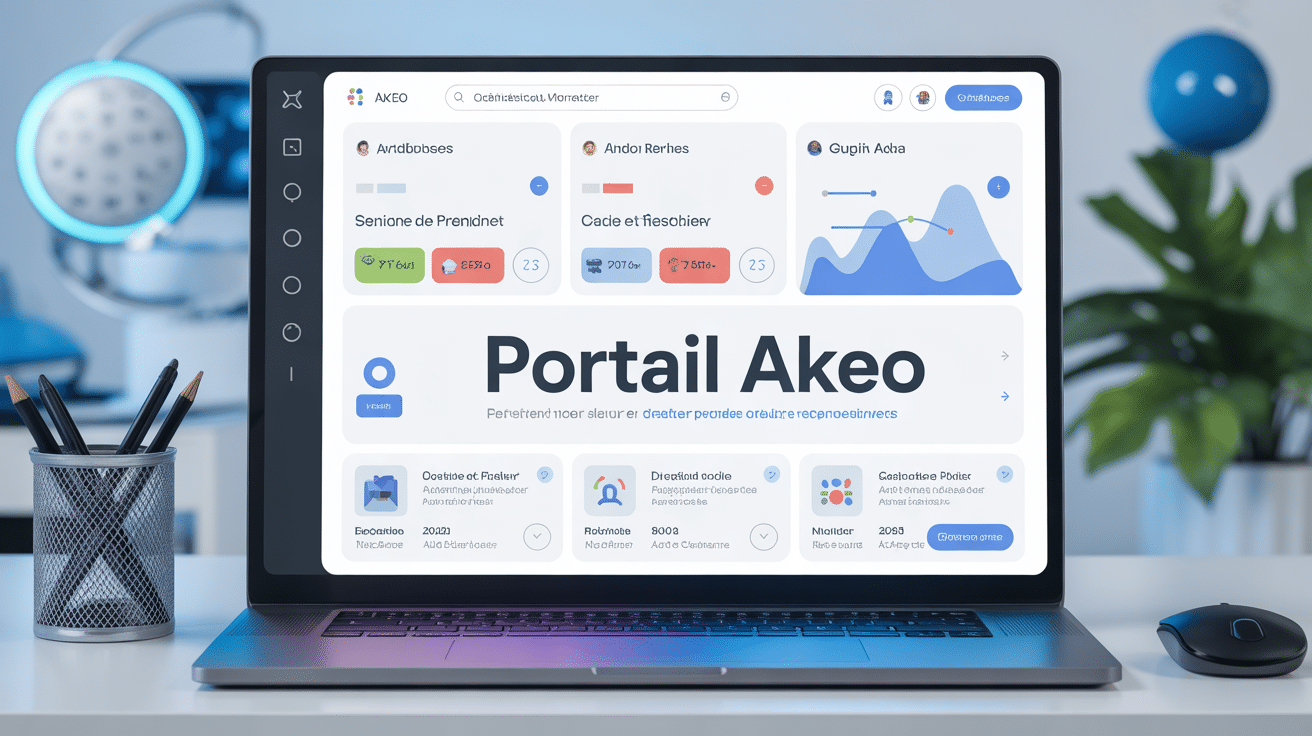 akeo portail vue tableau de bord
