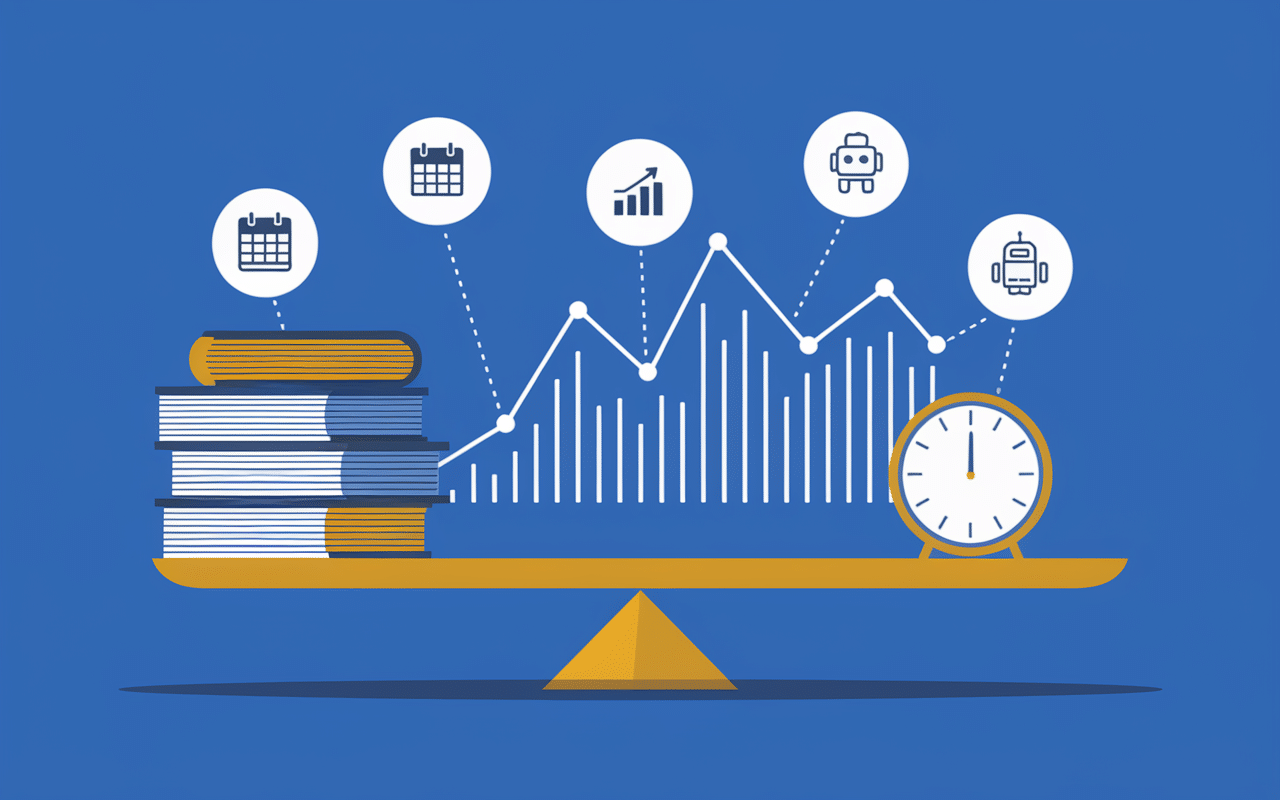Image automated facebook avantages automatisation balance