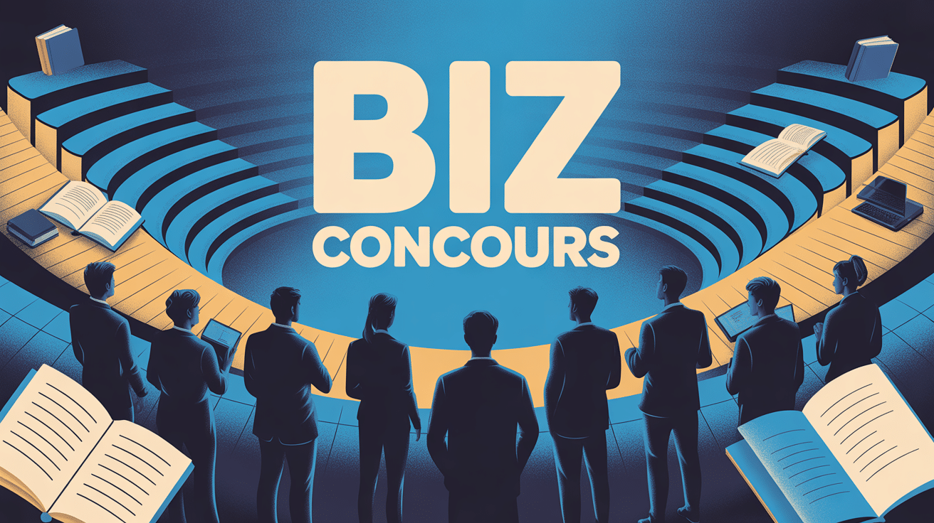 biz concours amphithéâtre étudiants livres