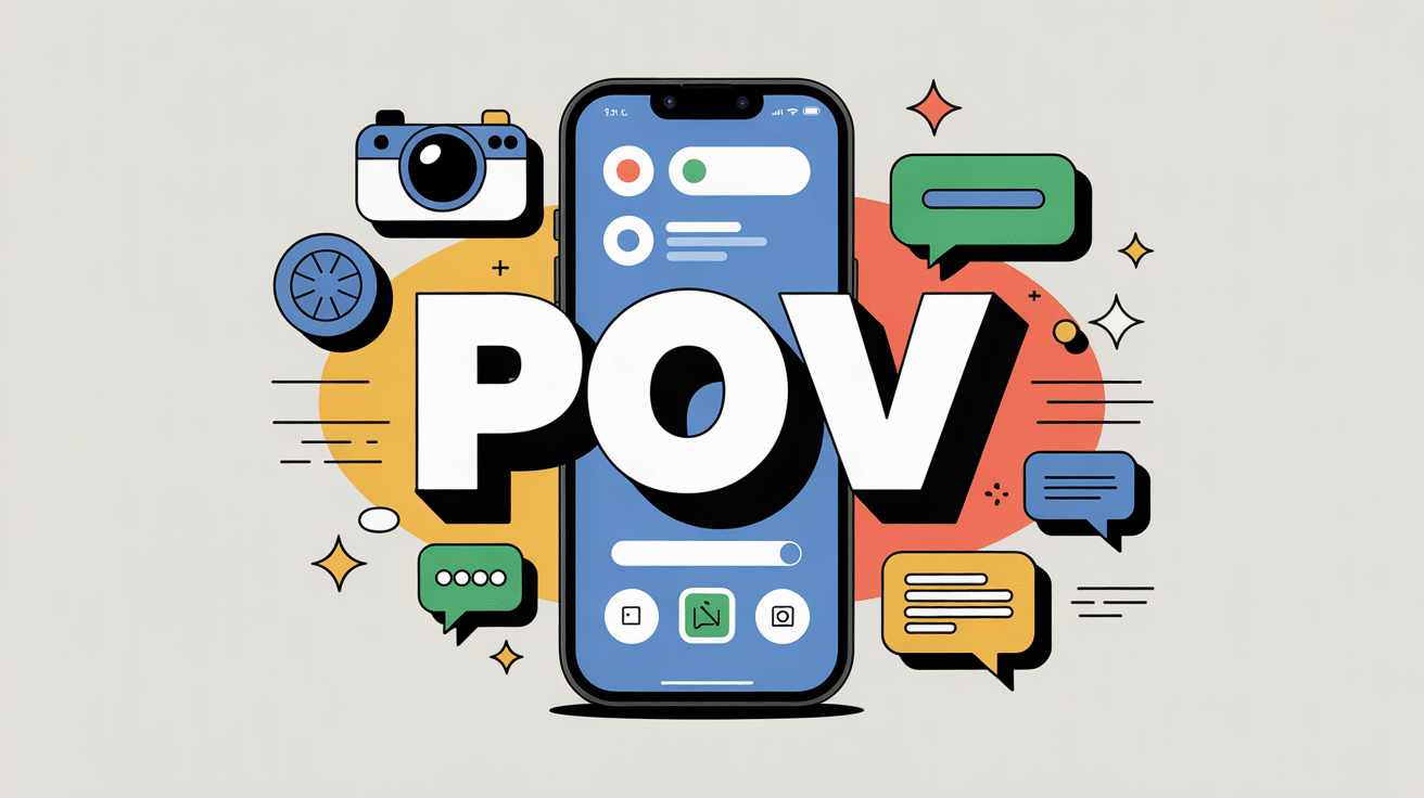 Image ça veut dire quoi pov et création contenu digital