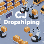 Illustration cj dropshipping entrepôt automatisé modern