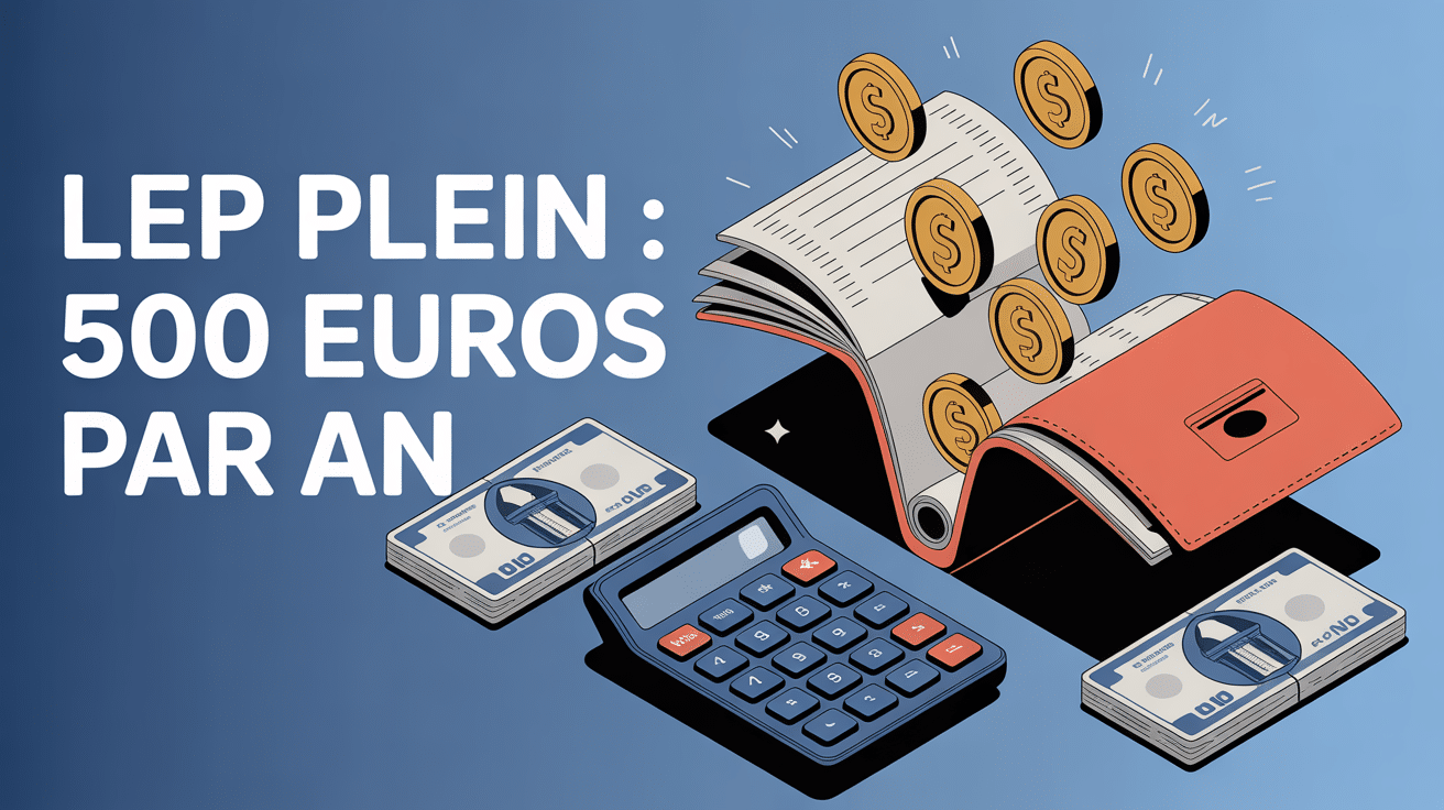 combien rapporte un lep plein visuel livret calcul 500 euros