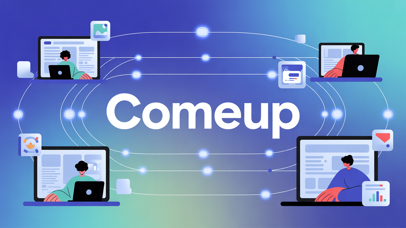 illustration comeup plateforme digitale freelance