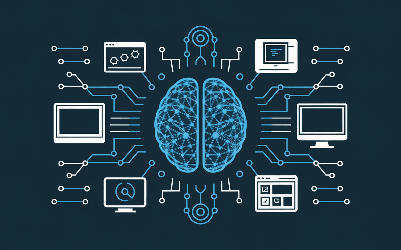 compétences cédric guérin dyez sous forme d'icônes connectées