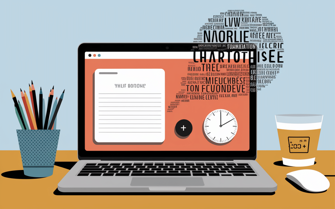 génération instantanée nuage de mots.fr sur ordinateur
