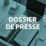 bureau moderne dossier de presse documents ordinateur