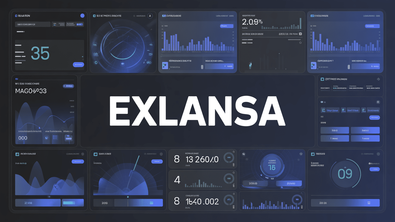 exlansa interface moderne avec tableaux de bord