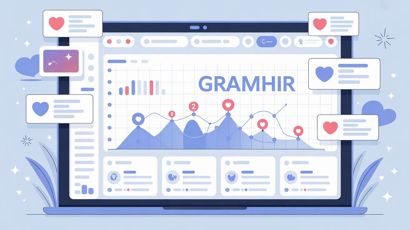 gramhir tableau de bord statistiques instagram