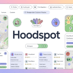 interface hoodspot recherche entreprises locales