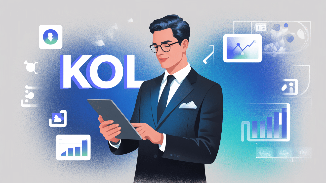 illustration kol expert réseaux sociaux