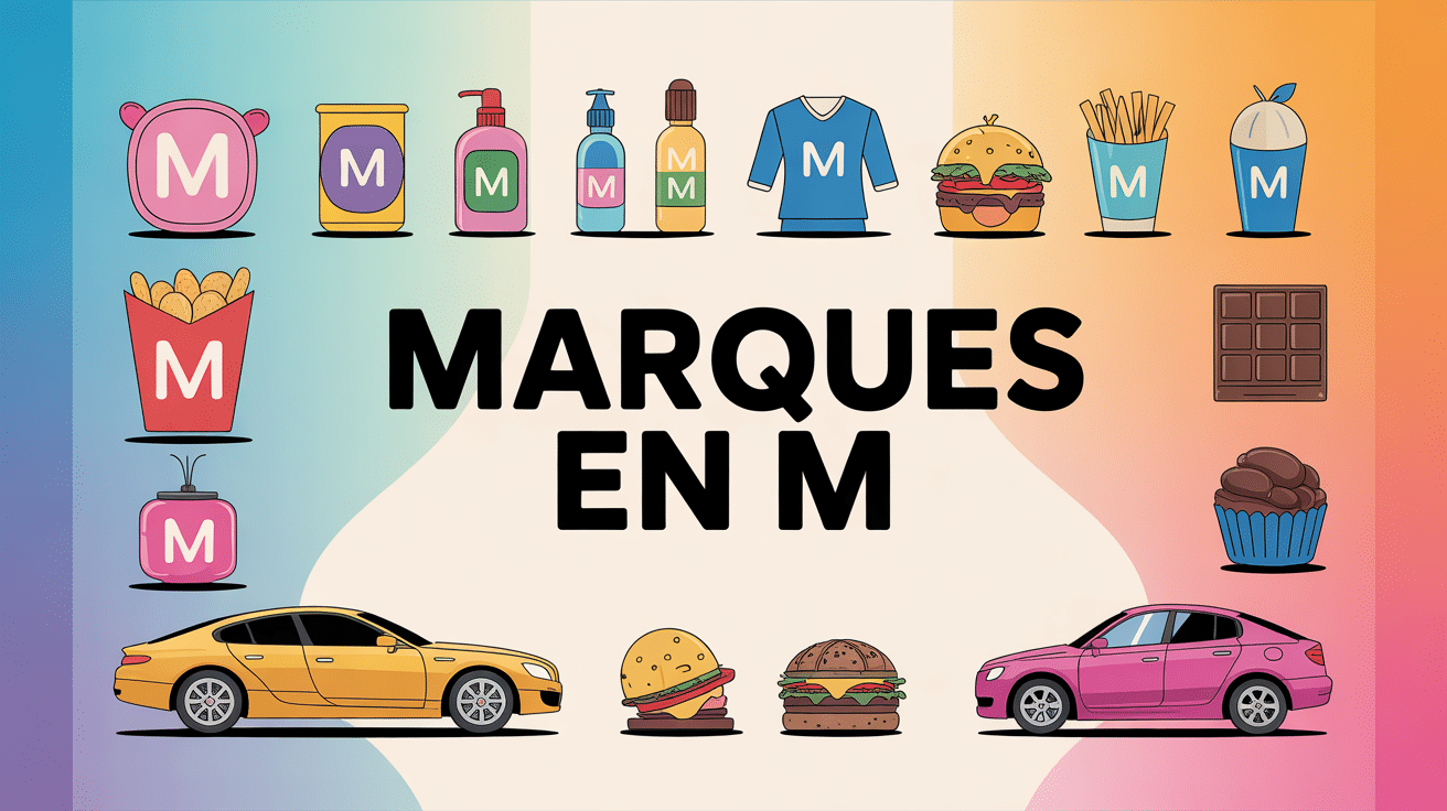 illustration de marque en m icônes secteurs mode beauté auto