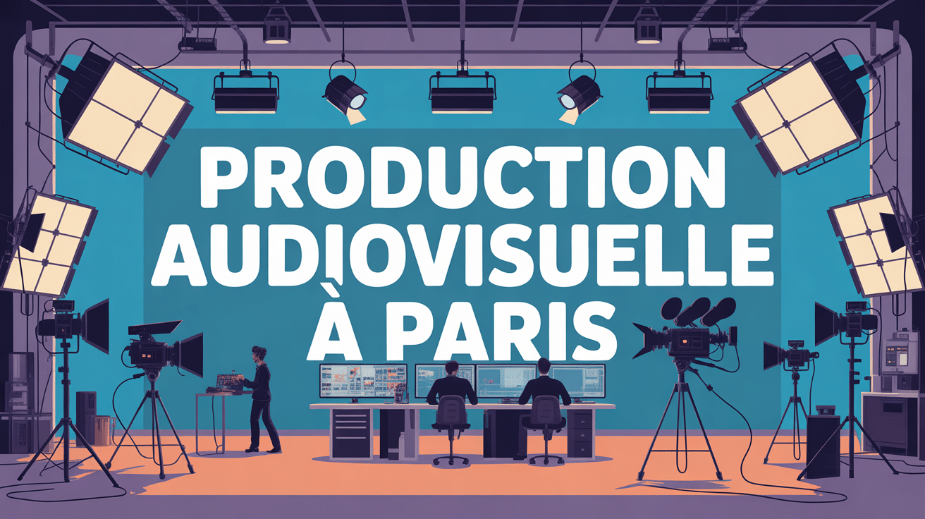 Production audiovisuelle Paris studio moderne techniciens