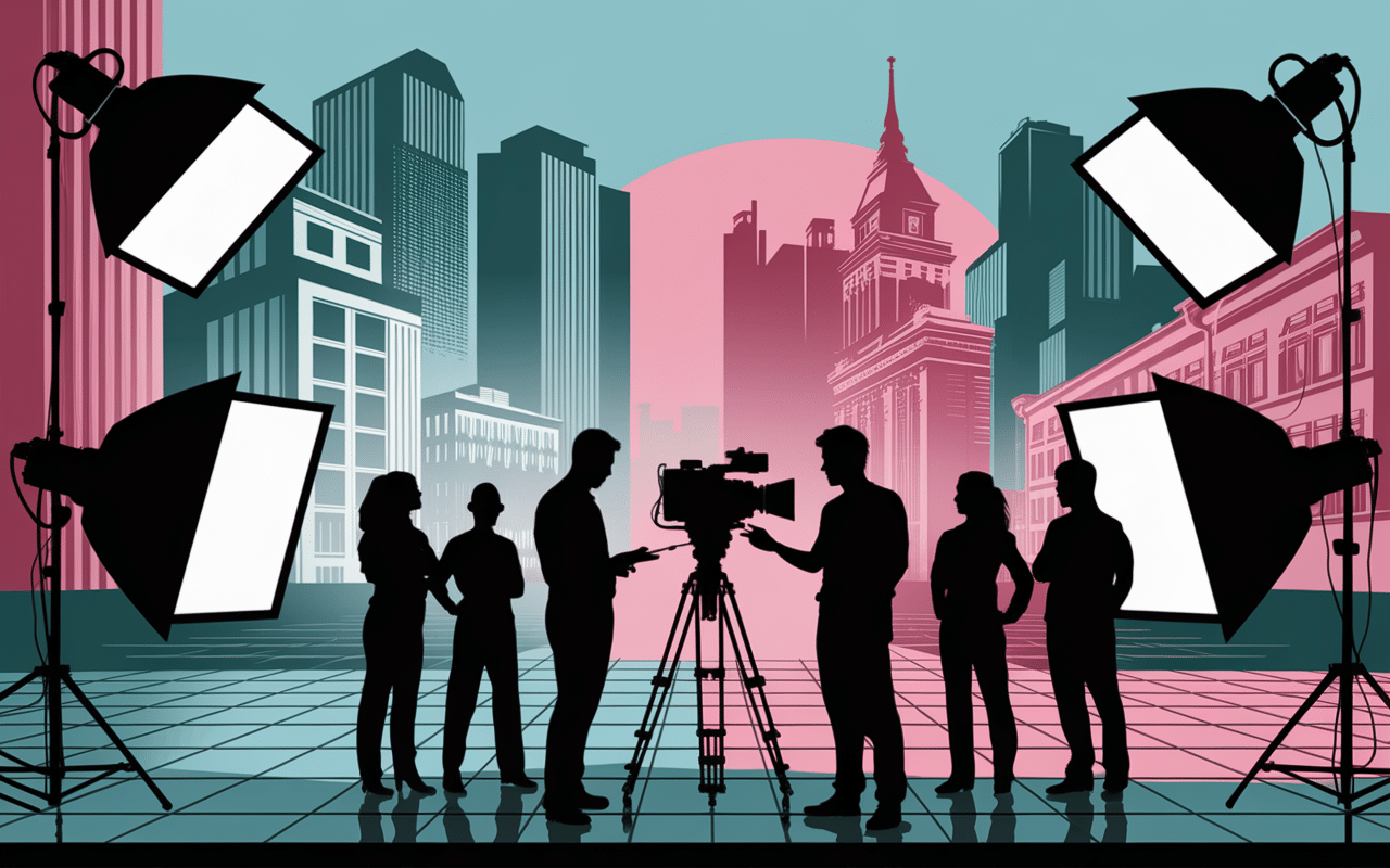 Production audiovisuelle Paris équipe tournage décor Paris