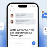 cette personne n'est pas disponible sur messenger message erreur smartphone