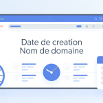 Comment connaitre la date de création d'un nom de domaine illustration écran horloge