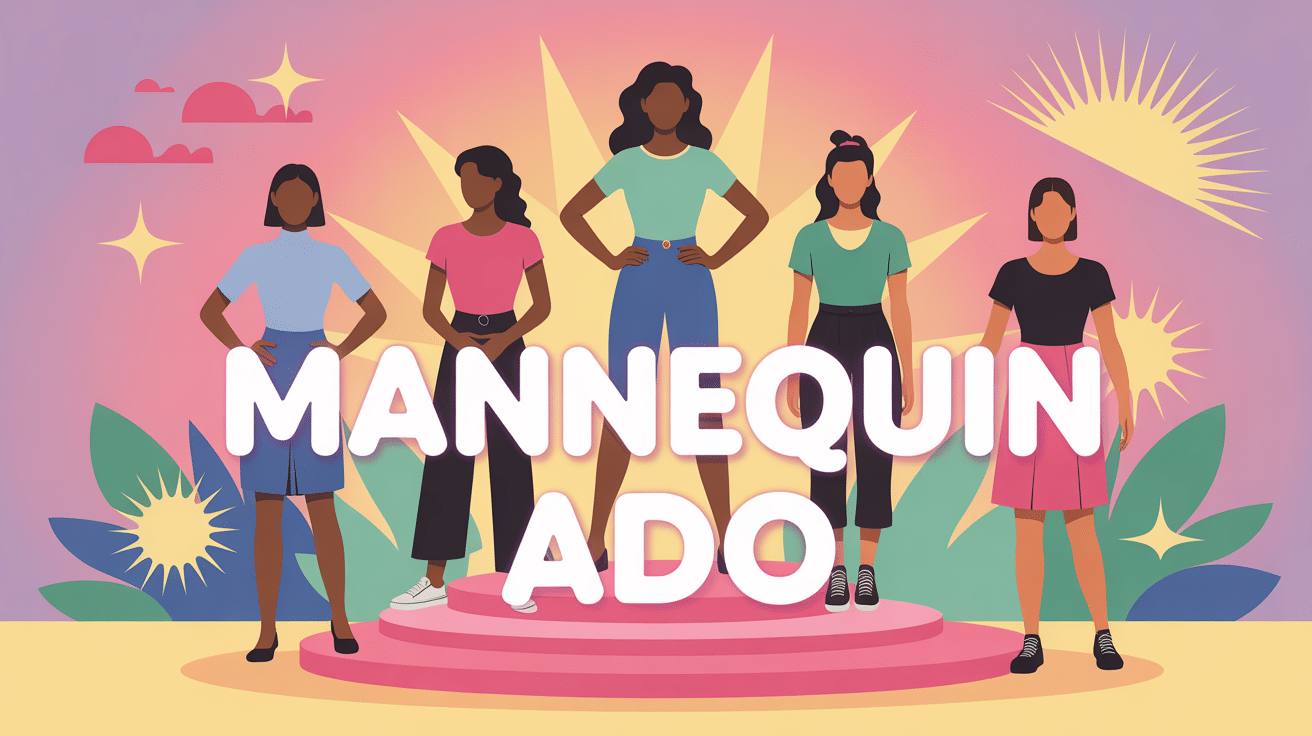 illustration comment devenir mannequin ado silhouettes podium