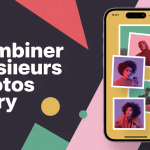 smartphone collage comment mettre plusieurs photos sur une seule story instagram