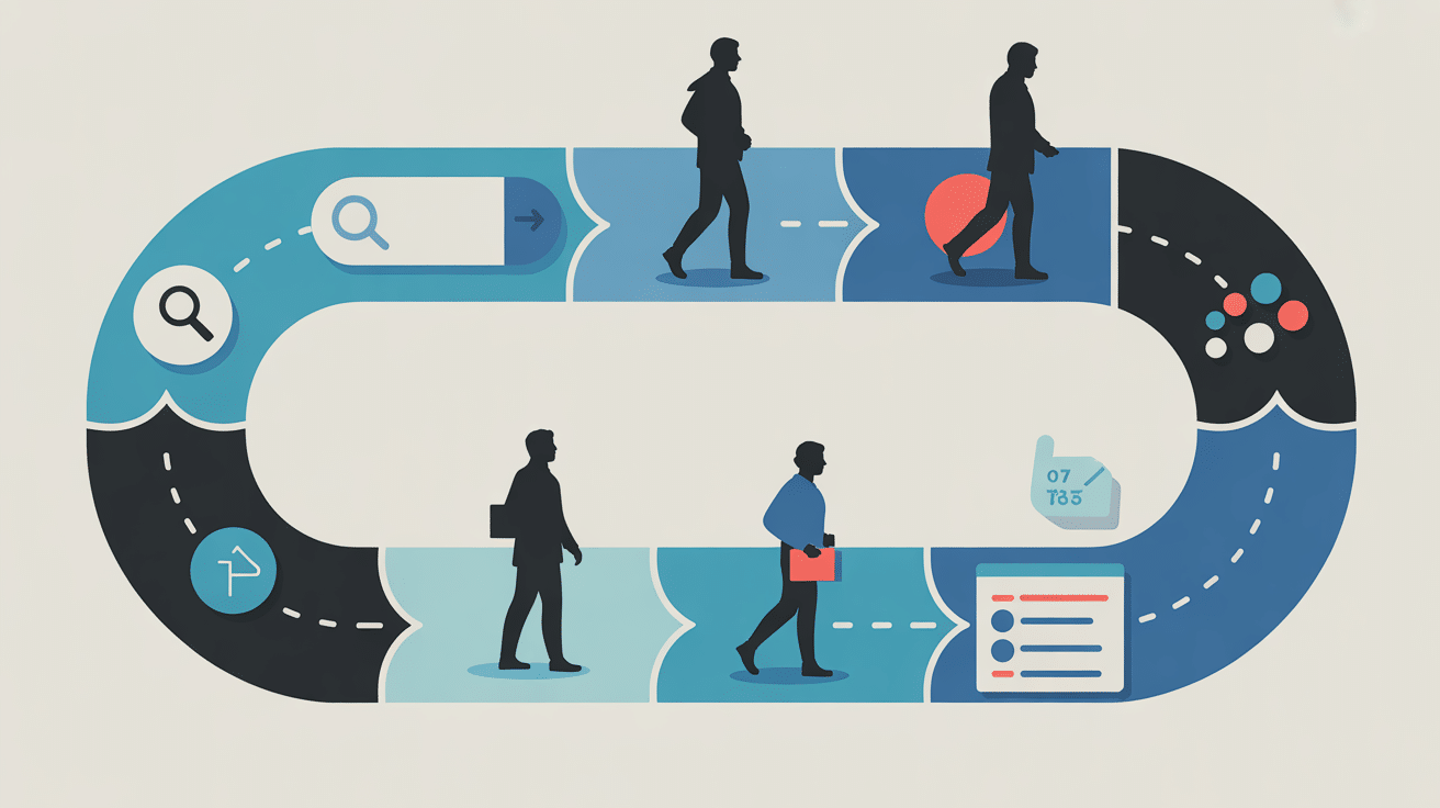 comment trouver des clients sur internet parcours digital infographie