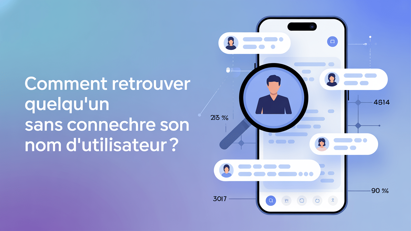 comment trouver quelqu'un sur snap sans son nom visuel smartphone recherche