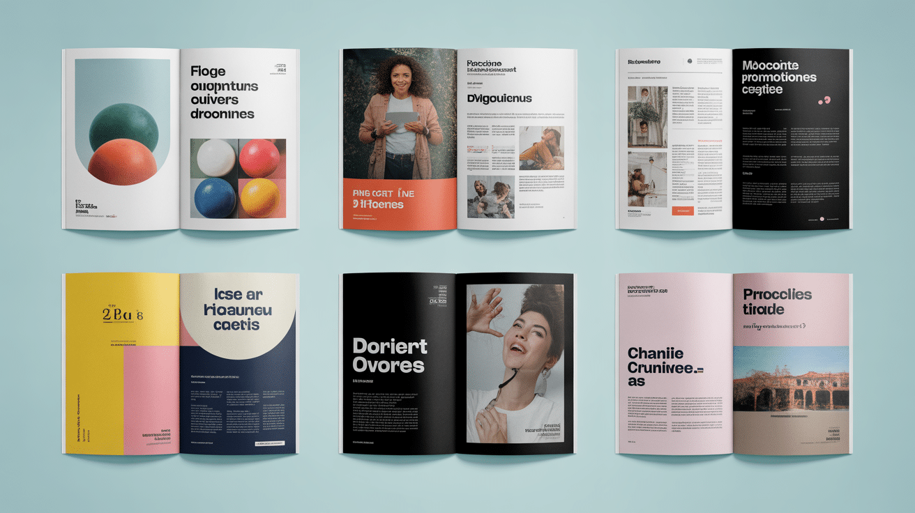 Documents créatifs pour exemple dossier de presse