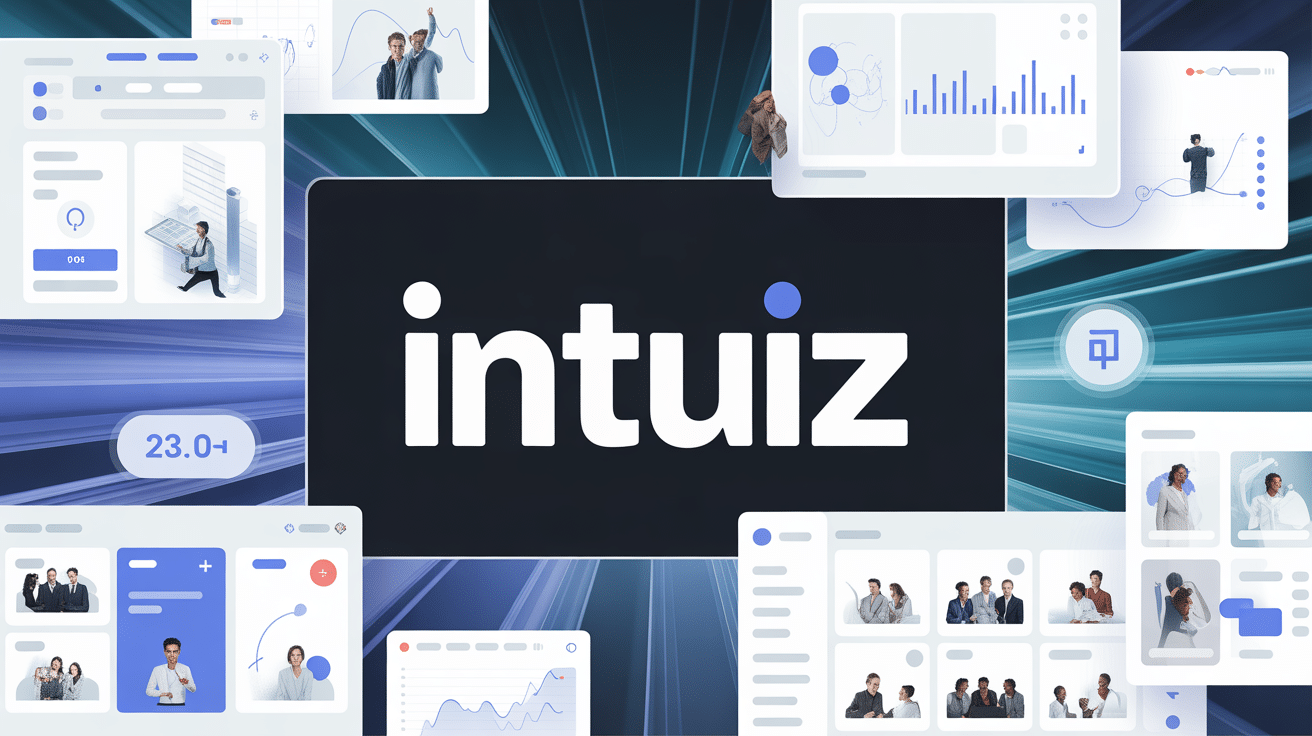 Interface intuiz moderne graphique équipe