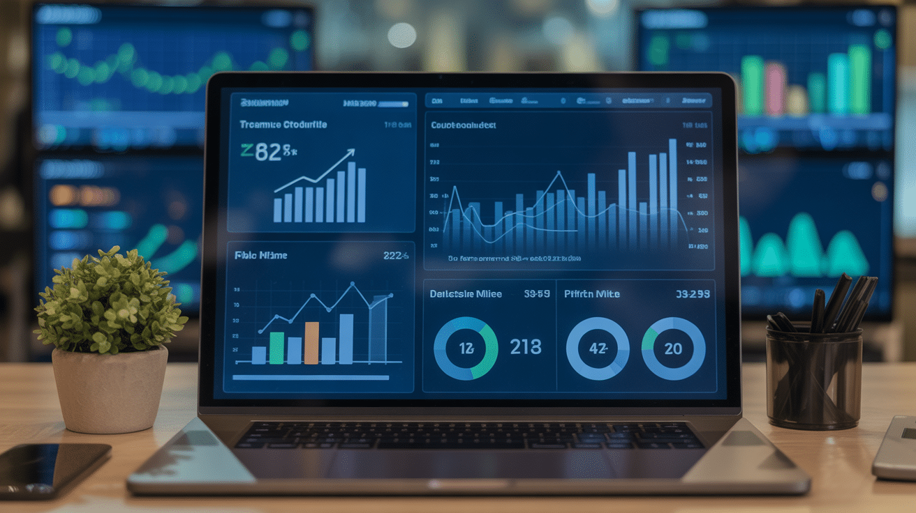 Dashboard intuiz graphique productivité