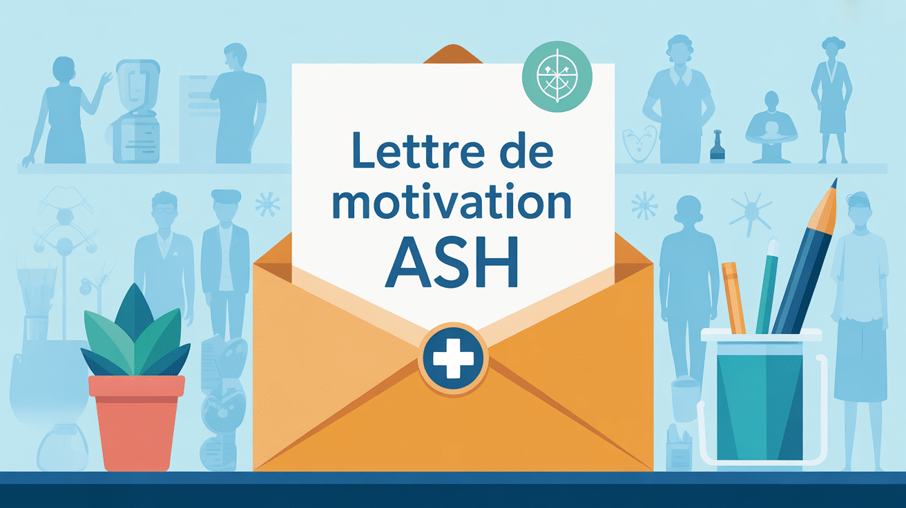 lettre de motivation ash illustration professionnelle hospitalier