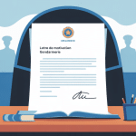 illustration lettre de motivation reserviste gendarmerie sur bureau