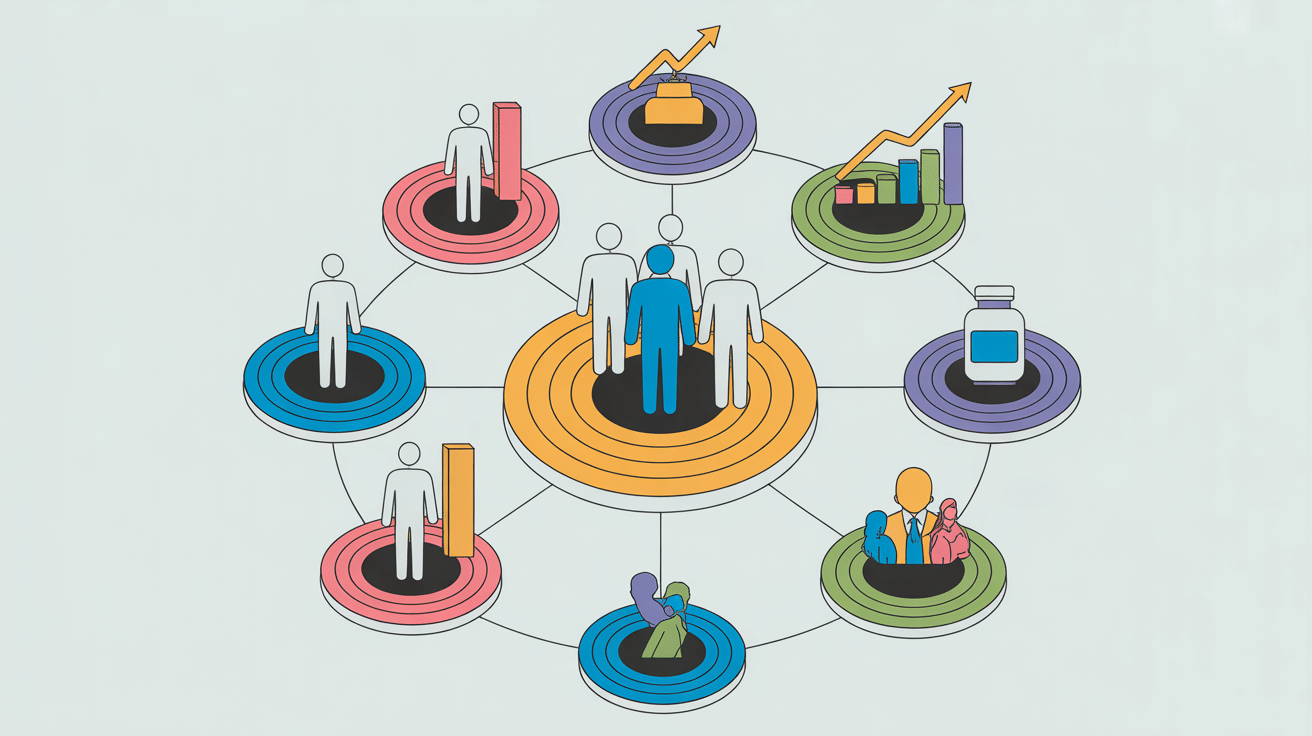 schéma marketing network marketing structure réseau
