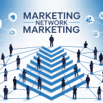 illustration marketing network marketing réseau moderne