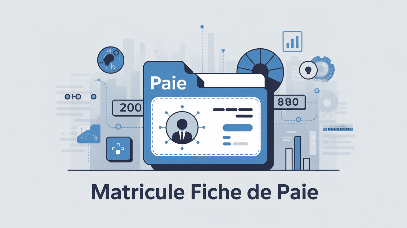 matricule fiche de paie exemple rôle et sécurité