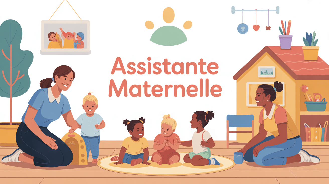pourquoi devenir assistante maternelle métier avec enfants dans maison sécurisée