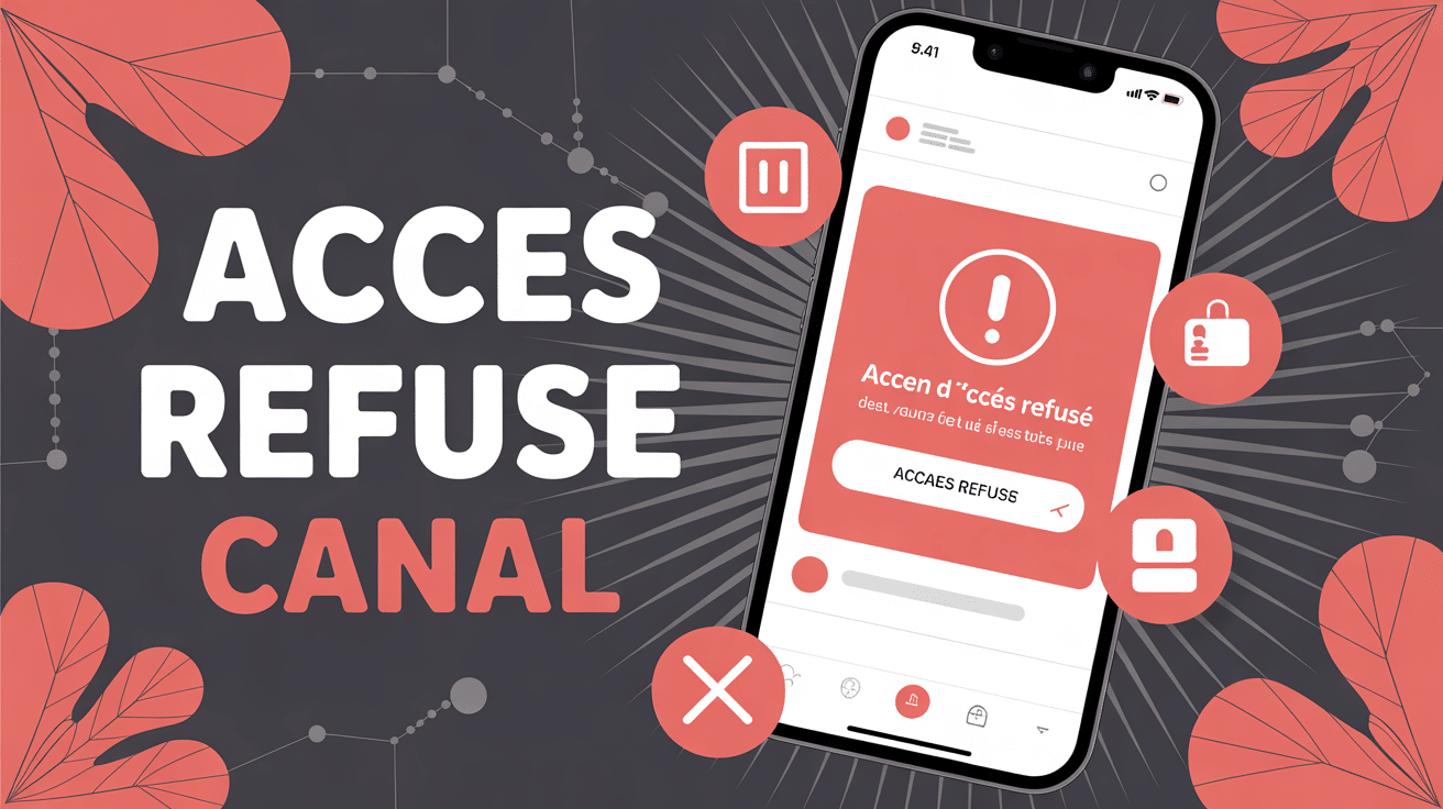 accès refusé pourquoi je ne peux pas rejoindre un canal instagram