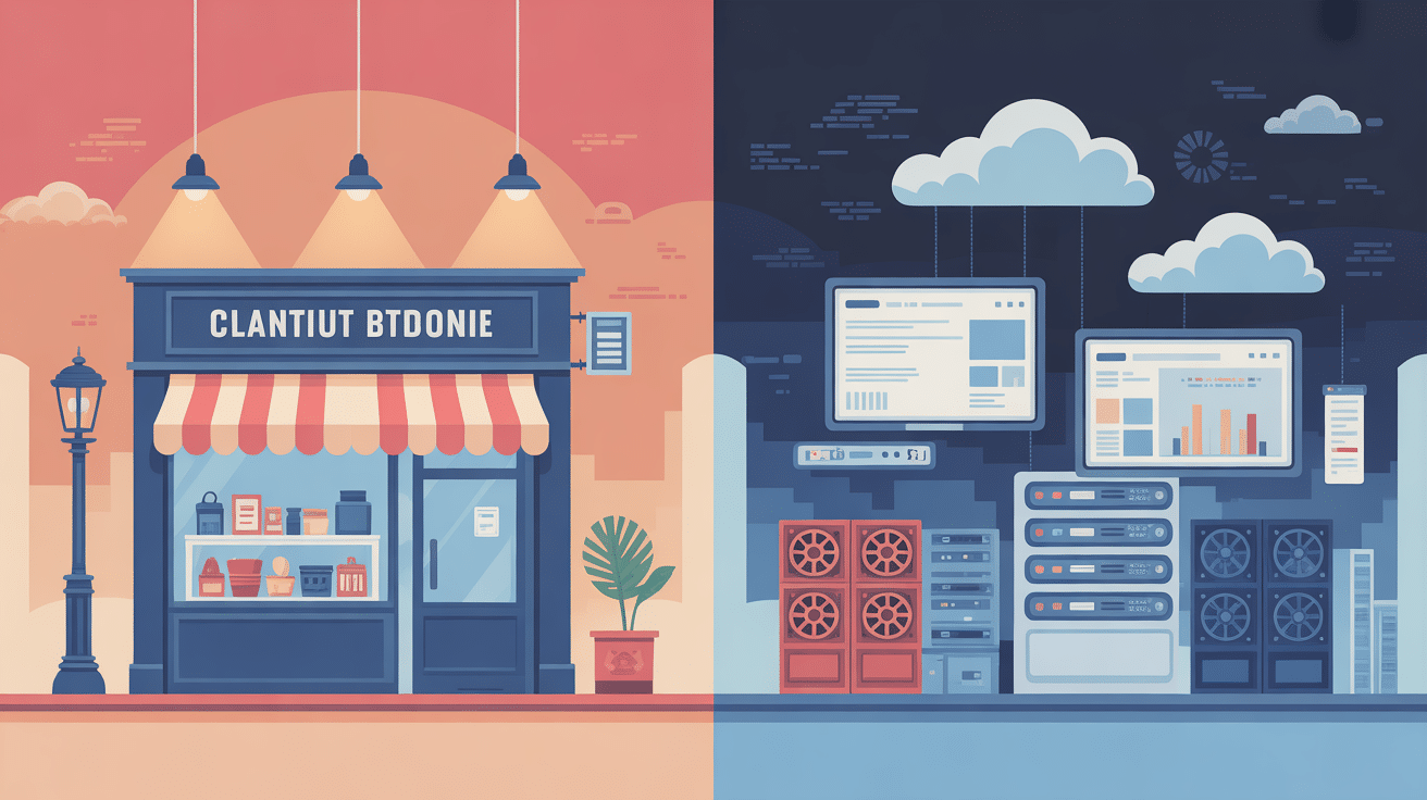 pur player définition digital vs magasin physique